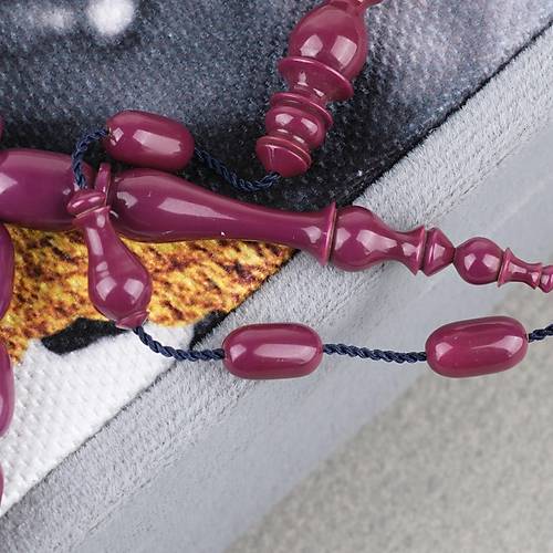 Eski Bowling Topu Obje  D�nem Usta ��i �mzal� Kaps�l Kesim 8x12mm Tesbih