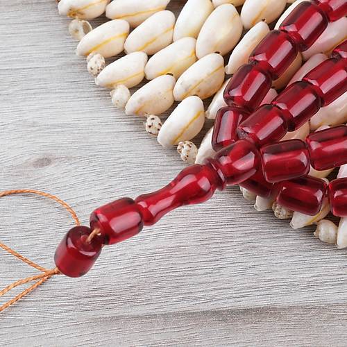 Katalin �ubuk Kaps�l Kesim 9x12mm Tesbih - �effaf Bordo P�sk�ls�z