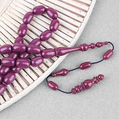 Eski Bowling Topu Obje  D�nem Usta ��i �mzal� Kaps�l Kesim 8x12mm Tesbih