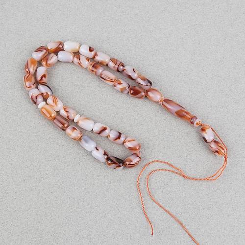 Arizona Katalin Kaps�l Kesim 8x12mm Tesbih (P�sk�ls�z) - Kahverengi