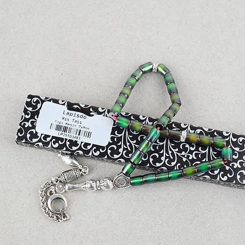 His Ta�� Metal �mameli F��� Kesim 7x9mm Tesbih