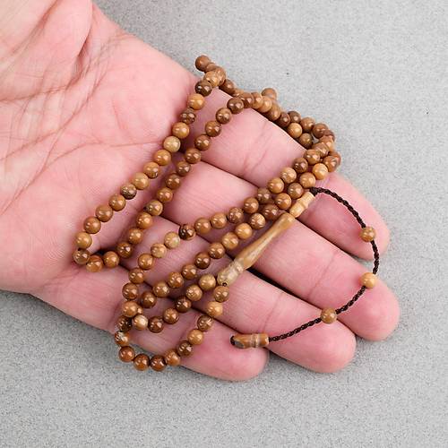 Orijinal Do�al Kuka 99'luk K�re Kesim 5mm Namaz Tesbihi