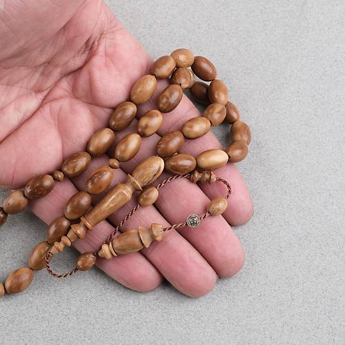Kuka Usta ��i �mzal� Bademi Kesim 8x13mm Tesbih