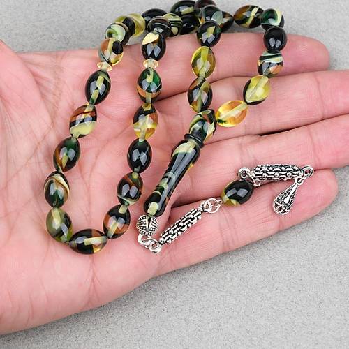 Arizona Katalin Alpaka P�sk�ll� Beyzi Kesim 8x12mm Tesbih