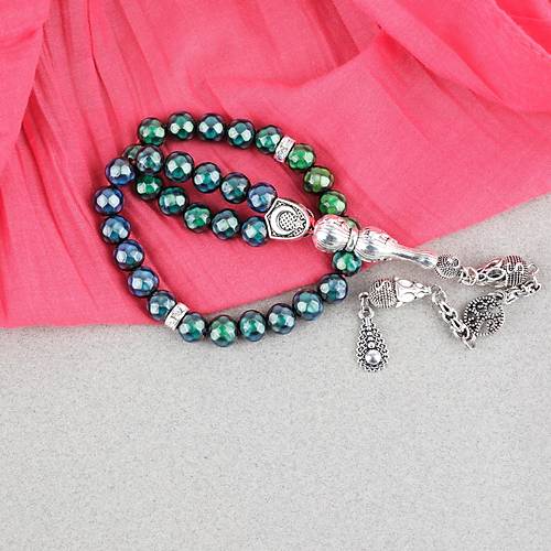 His Ta�� Metal �mameli K�re Kesim 8mm Tesbih