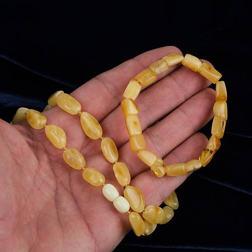 Rus Damla Kehribar Kolye(16.2�gr/52.5�cm) ve  Bileklik Seti (5.8�gr)