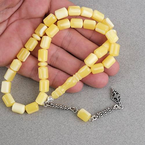 Beyrut Damla Alpaka P�sk�l Yumu�ak Kesme Kesim 8x11mm Tebih