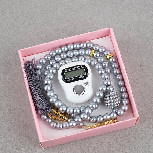 Zikirmatik Elektronik Tesbih ve 99luk Namaz Tesbih Set