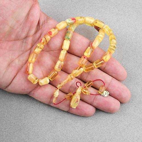 Kadim Katalin Eski Obje Usta ��i �mzal� Kaps�l Kesim 7x11mm Tesbih