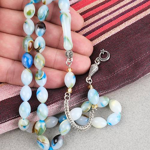 Arizona Katalin Alpaka P�sk�l Beyzi Kesim 8x12mm Tesbih