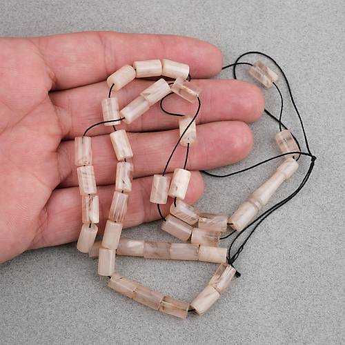 S�kma Kehribar Kesme Kesim 6x10mm Tesbih P�sk�ls�z