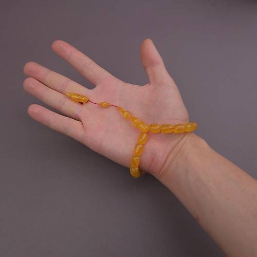 Katalin Efe Boy Usta El ��i �mzal�  Kaps�l Kesim 9x12.5mm Tesbih