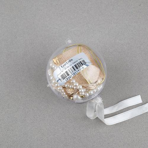 Fanus ��erisinde Mini Kuran ve Tesbih Seti