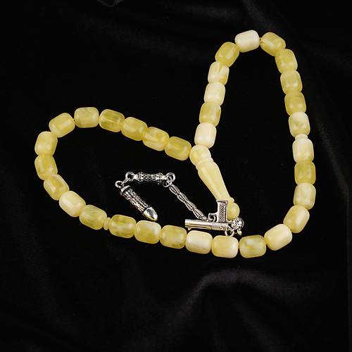 Beyrut Damla Alpaka P�sk�l F��� Kesim 10x11mm Tesbih