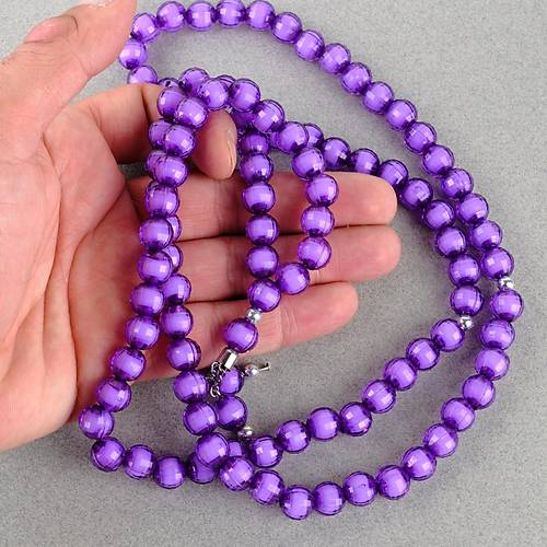 Monomer 99luk K�re Kesim 9mm Namaz Tesbihi Mor