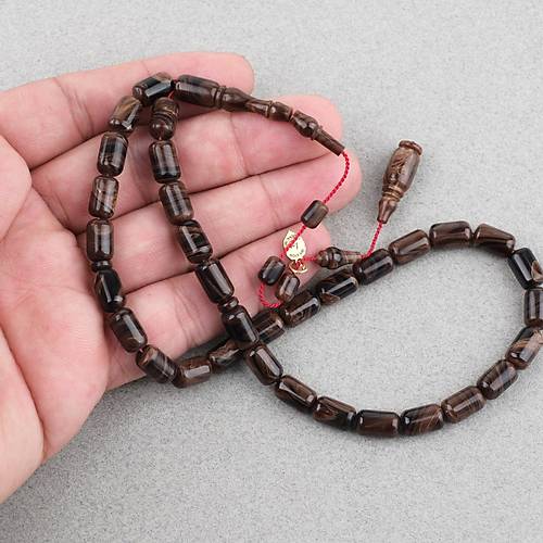 Kadim Katalin �ekoslovak Eski Obje Usta ��i �mzal� Kaps�l Kesim 7x11mm Tesbih