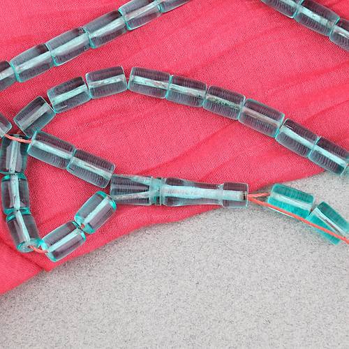U�ak Cam� Kesme Kesim 7x10mm Tesbih P�sk�ls�z Su Ye�ili