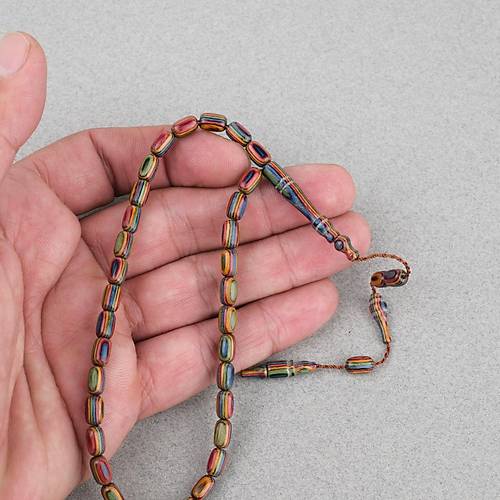 Kafur A�ac� Bilekboy Kaps�l Kesim 4.5x7.5mm Tesbih Kahverengi