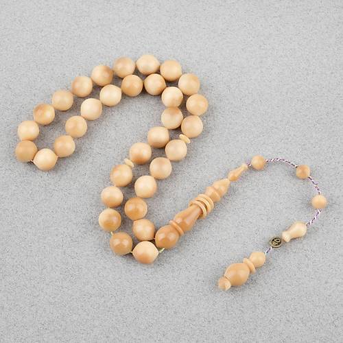 Nar��l Eski Halkal� �mame Usta ��i �mzal� Bilek Boy U�lu K�re 8x9mm Tesbih