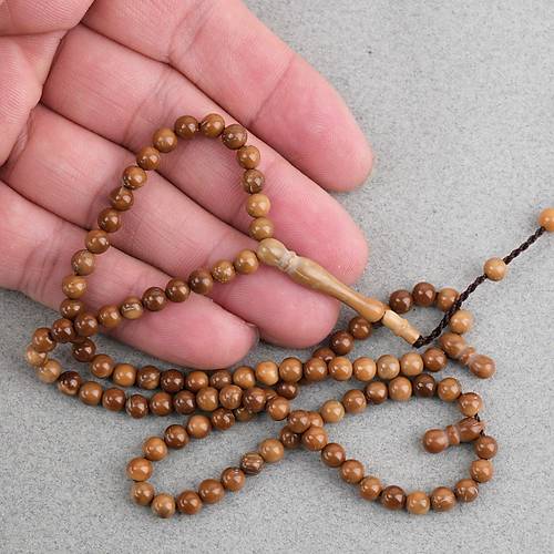 Orijinal Do�al Kuka 99'luk K�re Kesim 5mm Namaz Tesbihi