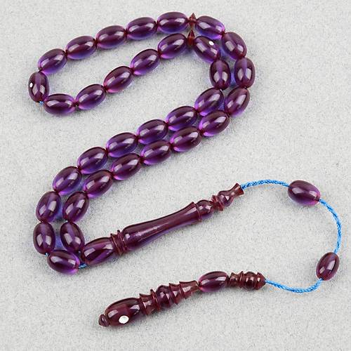 Ate� Kehribar Eski Oyun Zar Obje Patinli Beyzi Kesim 7.5x11mm Tesbih