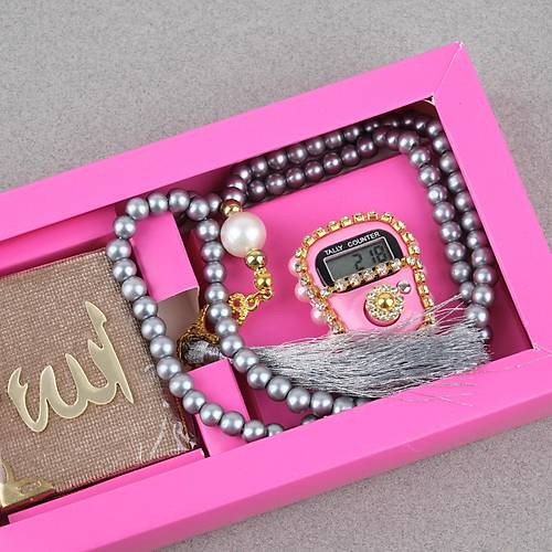 Zikirmatik Elektronik Tesbih Kuran ve 99luk Namaz Tesbihi 3l� Set