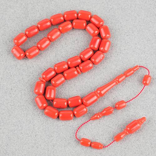 Alman Katalin Mercan Benzetme Kapsl Kesim 6.5x9.5mm Tesbih