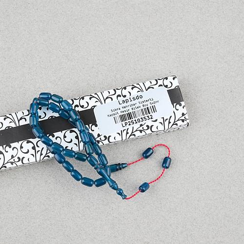 S�kma Kehribar Kaps�l Kesim Sistemli Bilek Boy 5x8mm Tesbih Z�mr�t Ye�ili