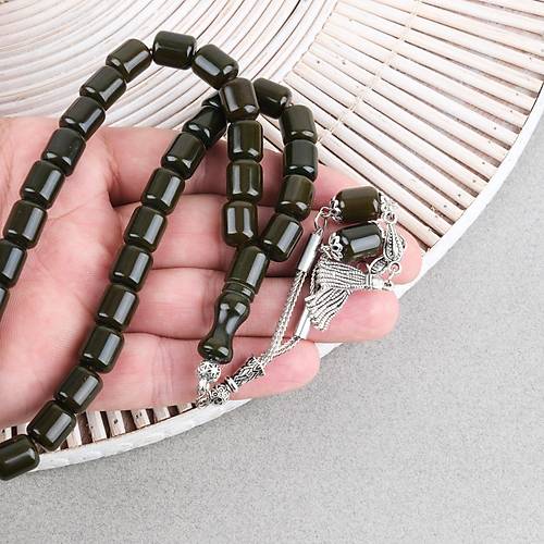 Katalin �ubuk Alpaka P�sk�l Kaps�l Kesim 9x11mm Tesbih -Koyu Bordo