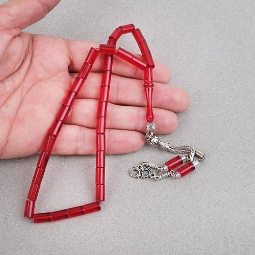 U�ak Cam� Alpaka P�sk�l Kesme Kesim 6x10.5mm Tesbih