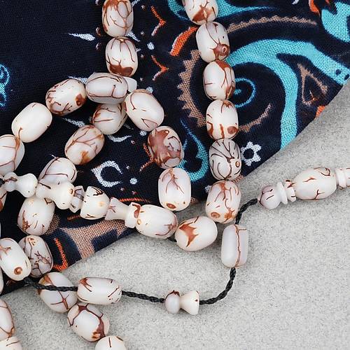 K�br�s Hurma �ekirde�i Kaps�l Kesim �mer �ift�i Sikkeli 7.5x10mm Tesbih