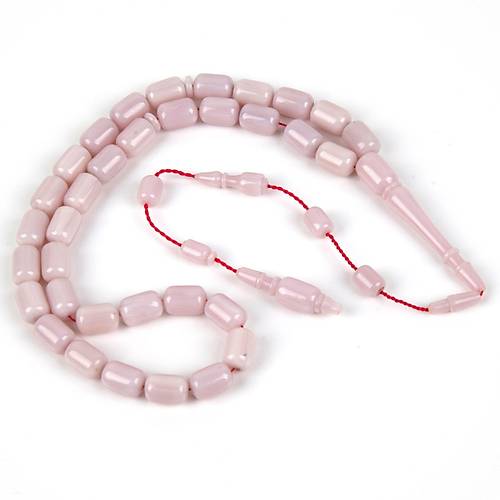 Katalin ubuk Kapsl Kesim 7x9.5mm Tesbih - Beyaz - brahim Atasever Usta i