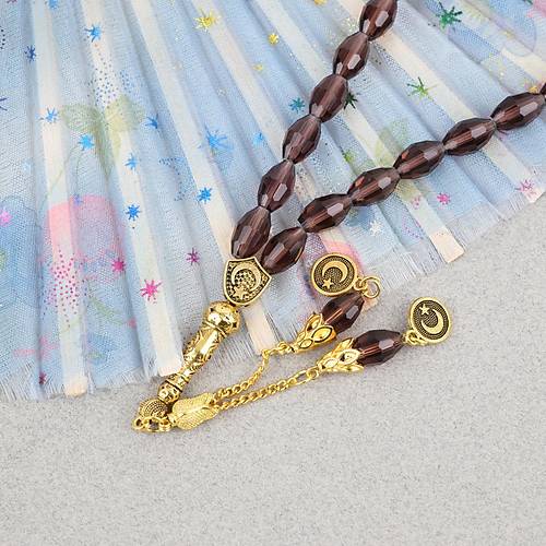 Zultanit Hint Alpaka P�sk�ll� Faset Beyzi Kesim 7.5x12mm Tesbih