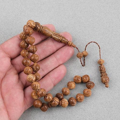 Kuka Kalem ���ilkli U�lu K�re 9.5x9mm Tesbih