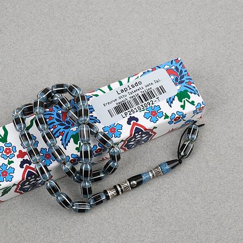 Erzurum Oltu 925A Gm leme Nakka mame Usta i mzal Kapsl Kesim 7x11mm Tesbih