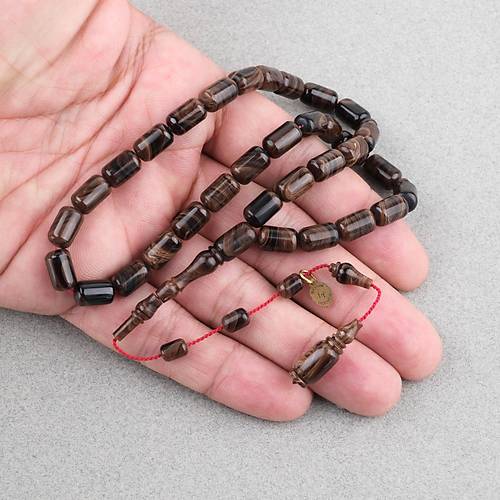 Kadim Katalin �ekoslovak Eski Obje Usta ��i �mzal� Kaps�l Kesim 7x11mm Tesbih