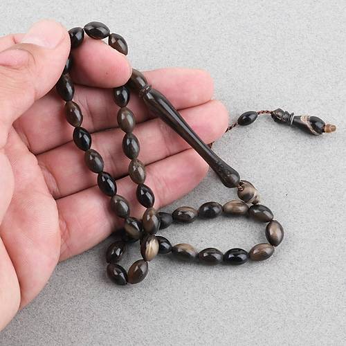Bufalo Boynuzu Arpa Kesim 6x10mm Tesbih
