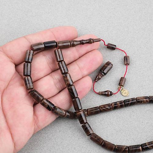 Kadim Katalin �ekoslovak Eski Obje Usta ��i �mzal� Kesme Kesim 7x11mm Tesbih