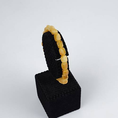 Rus Damla Kehribar Kolye(19.6gr/63cm) ve  Bileklik Seti (8gr)