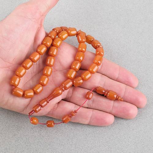 Kadim Katalin Eski Obje Usta ��i Kaps�l Kesim 8.5x10mm Tesbih