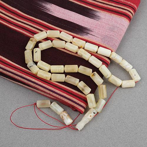 Rus Kaya Damla Kehribar Kesme Kesim 9x18mm Tesbih