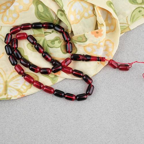 S�kma Kehribar Kaps�l Kesim 7x11mm Tesbih P�sk�ls�z