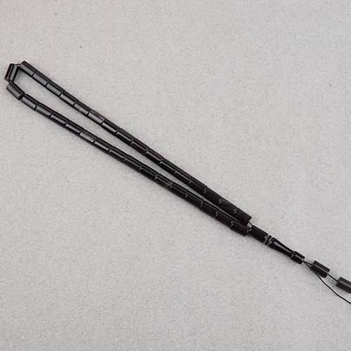 S�kma Kehribar Kesme Kesim 6x10mm Tesbih P�sk�ls�z Kahverengi