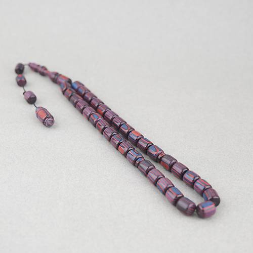 Kafur A�ac� Kaps�l Kesim 10x12mm Tesbih Bordo Mavi Vedat �nal Usta ��i �mzal�