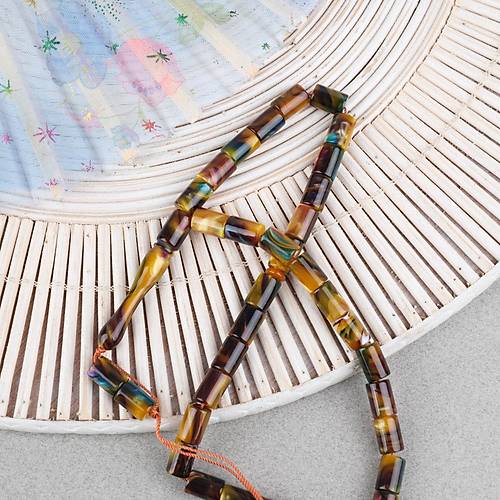 Arizona Katalin Kesme Kesim 7x10mm Tesbih (P�sk�ls�z) - Sedefli