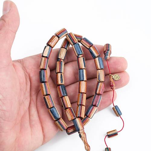 Kafur A�ac� Usta ��i �mzal� Yumu�ak Kesme Kesim 8x12mm Tesbih