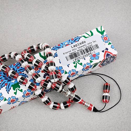 Erzurum Oltu 925A Gm leme Nakka mame Usta i mzal Kapsl Kesim 7.5x11mm Tesbih