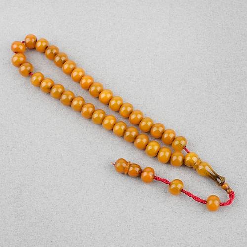 S�kma Kehribar Dik Damar Bilek Boy Tekerlek Kesim 11x8.5mm