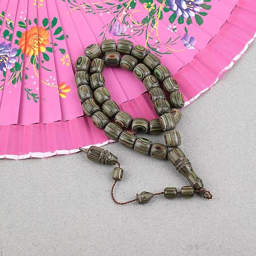 Kafur Aac Kapsl Kesim 11x12mm Tesbih - Ak Yeil