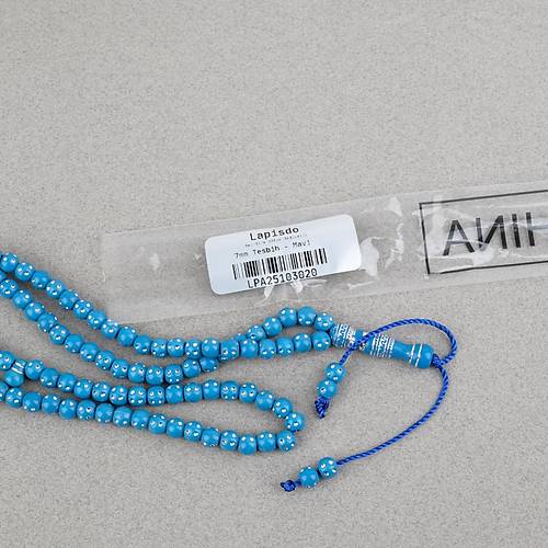 Hac Umre Hediyelik Tal 99luk 7mm Tesbih - Mavi